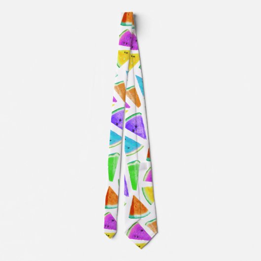 Cravate Création du Motif de pastèque 6 (Dos)