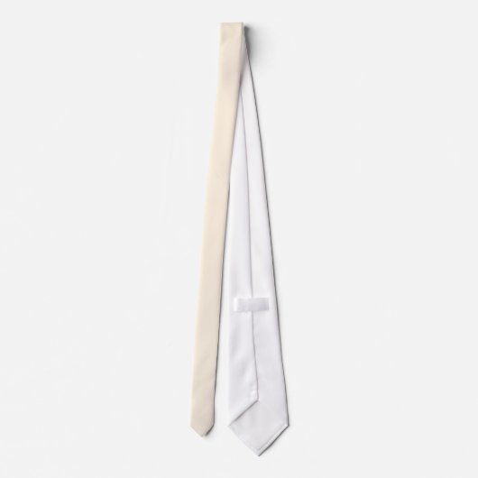 Cravate Créez votre propre Champagne Léger Couleur Classiq (Dos)