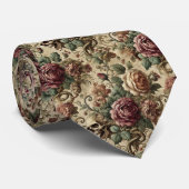 Cravate Crématoire en bois de rose - Victorien gothique (Roulé)