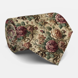 Cravate Crématoire en bois de rose - Victorien gothique
