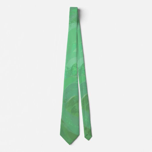 Cravate Crème d'émeraude vert (Devant)