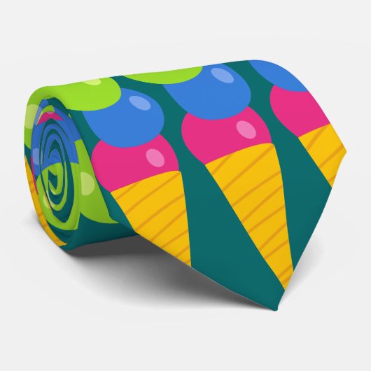 Cravate Crème glacée (Roulé)