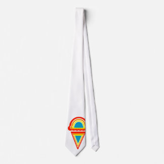 Cravate crème glacée rétro rainbowz