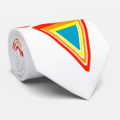 Cravate crème glacée rétro rainbowz (Roulé)