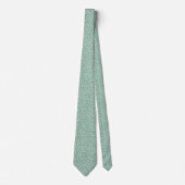Cravate crème menthe celadon vert clair gris bleu (Devant)