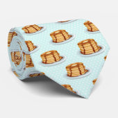 Cravate Crêpes avec sirop d'érable et Motif Polkadot (Roulé)