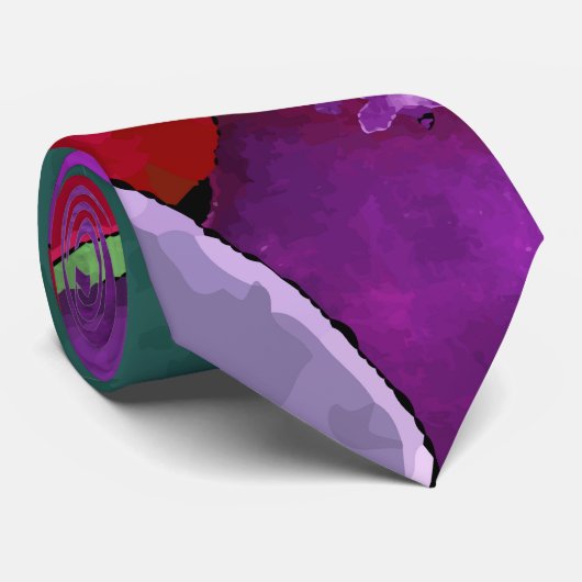 Cravate Crête de couleur (Roulé)