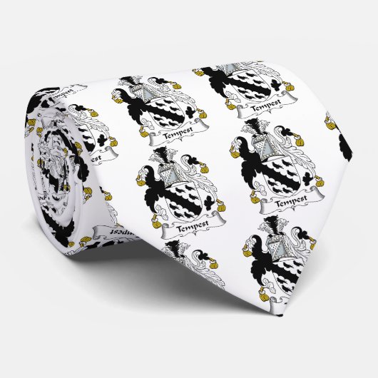 Cravate Crête de famille de tempête (Roulé)
