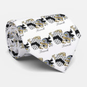 Cravate Crête française de famille (Roulé)