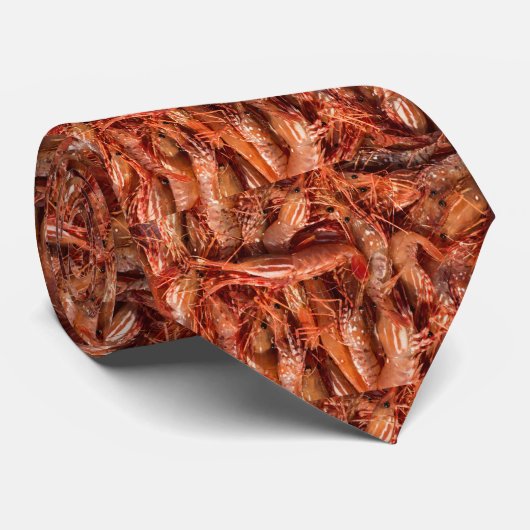 Cravate Crevettes roses délicieuses (Roulé)
