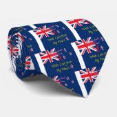 Cravate Cricket international de Nouvelle-Zélande (Roulé)