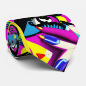Cravate crier pour vous pshycodelic éditable (Roulé)