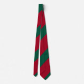 Cravate Crimson et Green Large Regimental Stripe (Dos)