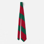 Cravate Crimson et Green Large University Stripe (Dos)