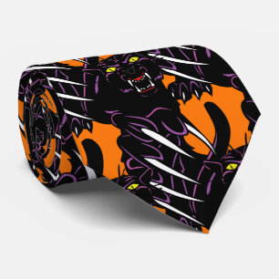 Cravate Cris de tête de panthère noire Sports Football cra