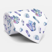 Cravate Cristal bleu et violet (Roulé)