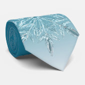 Cravate Cristal de glace bleu (Roulé)