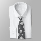 Cravate Cristaux de glace flottants. accessoires, (Attaché)