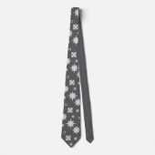 Cravate Cristaux de glace flottants. accessoires, (Devant)