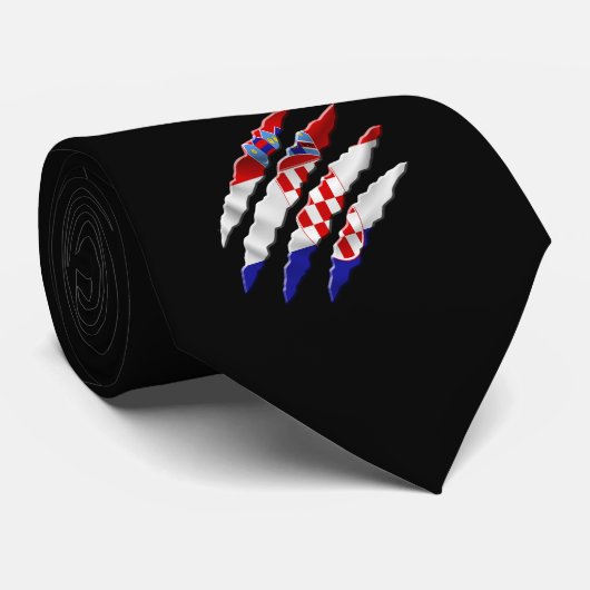 Cravate Croatie (Roulé)