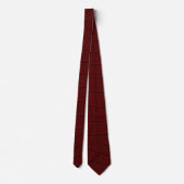 Cravate Crocodile rouge - Impression (Dos)
