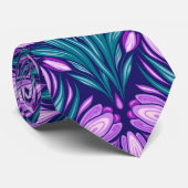 Cravate Crocus printaniers (Roulé)