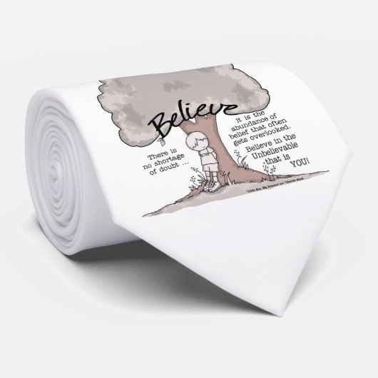 Cravate Croire l'arbre (Roulé)