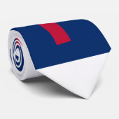 Cravate croisée chrétienne de drapeau chrétien (Roulé)