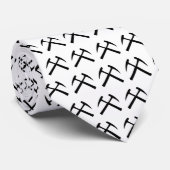 Cravate croisée de marteaux de roche (Roulé)