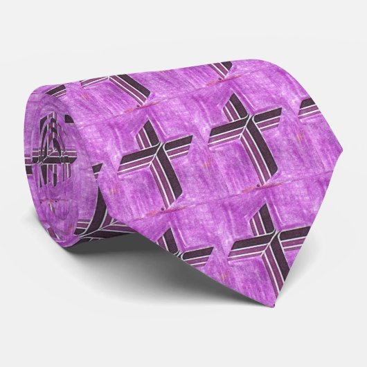 Cravate croisée pourpre (Roulé)