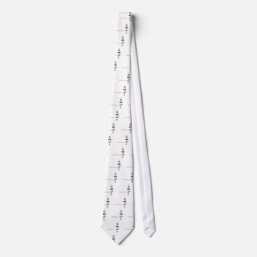 Cravate Croisement de chemin de fer (Devant)