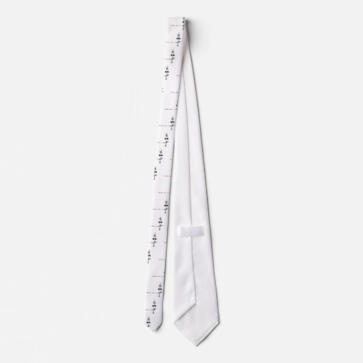 Cravate Croisement de chemin de fer (Dos)