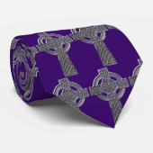 Cravate Croix celtique - Argent (Roulé)