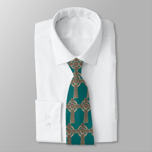 Cravate Croix celtique - Pierre (Attaché)