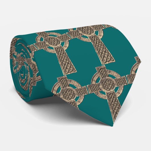 Cravate Croix celtique - Pierre (Roulé)