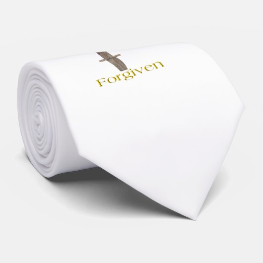 Cravate croix chrétienne (Roulé)