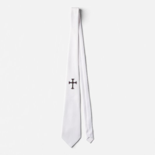 Cravate Croix chrétienne (Devant)