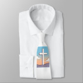 Cravate Croix Chrétienne Inspirante (Attaché)