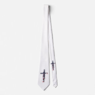 Cravate Croix de drapeau américain