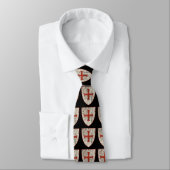 Cravate Croix de Templar, affligée (Attaché)