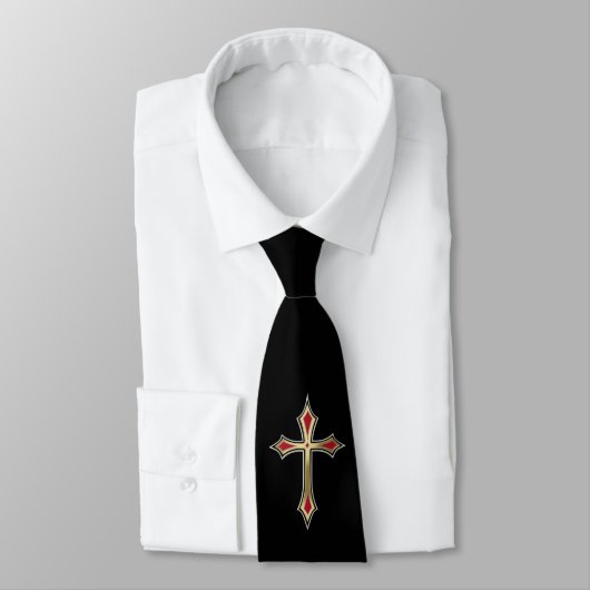 Cravate Croix d'or (Attaché)
