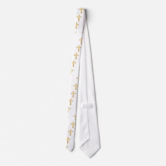 Cravate Croix d'or/Pâques (Dos)