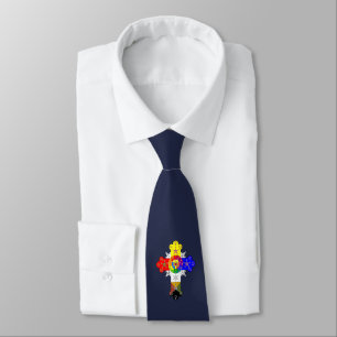 Cravate Croix franc-maçonnique