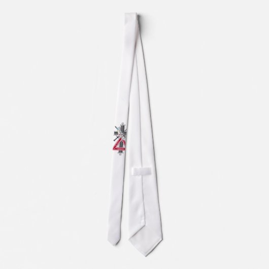 Cravate Croix freemasonique (Dos)