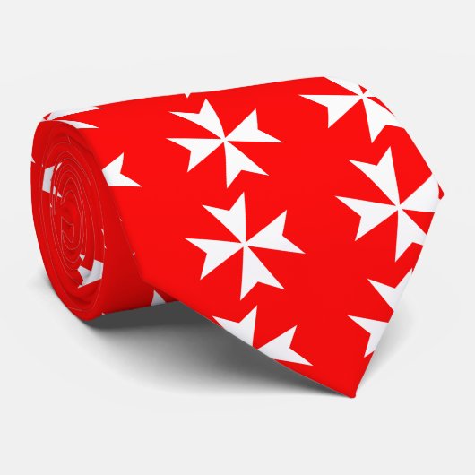 Cravate Croix maltaise (Roulé)