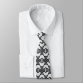 Cravate Croix maltaise en argent (Attaché)