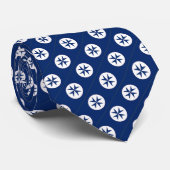 Cravate Croix octogonale BLUE CORSAIR STYLE (Roulé)