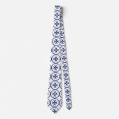 Cravate Croix octogonale BLUE CORSAIR STYLE (Devant)