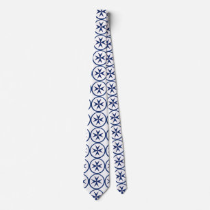 Cravate Croix octogonale BLUE CORSAIR STYLE