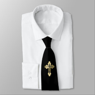 Cravate croix orthodoxe chrétienne